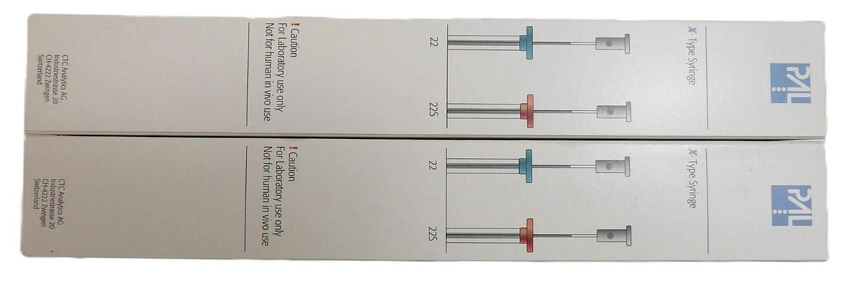 Used CTC Analytics PAL SyrLCX25µL X-Type Syringe Autosampler Kit Lot of 5 New