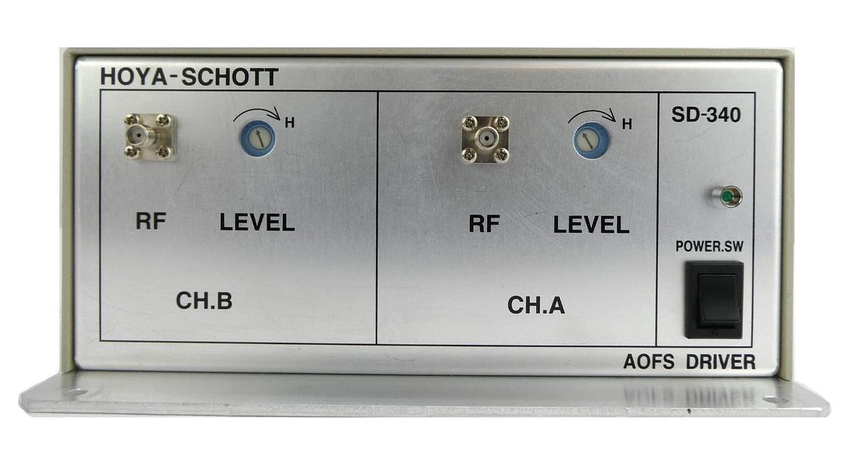 Used Hoya-Schott SD-340 AOFS Driver Working Surplus