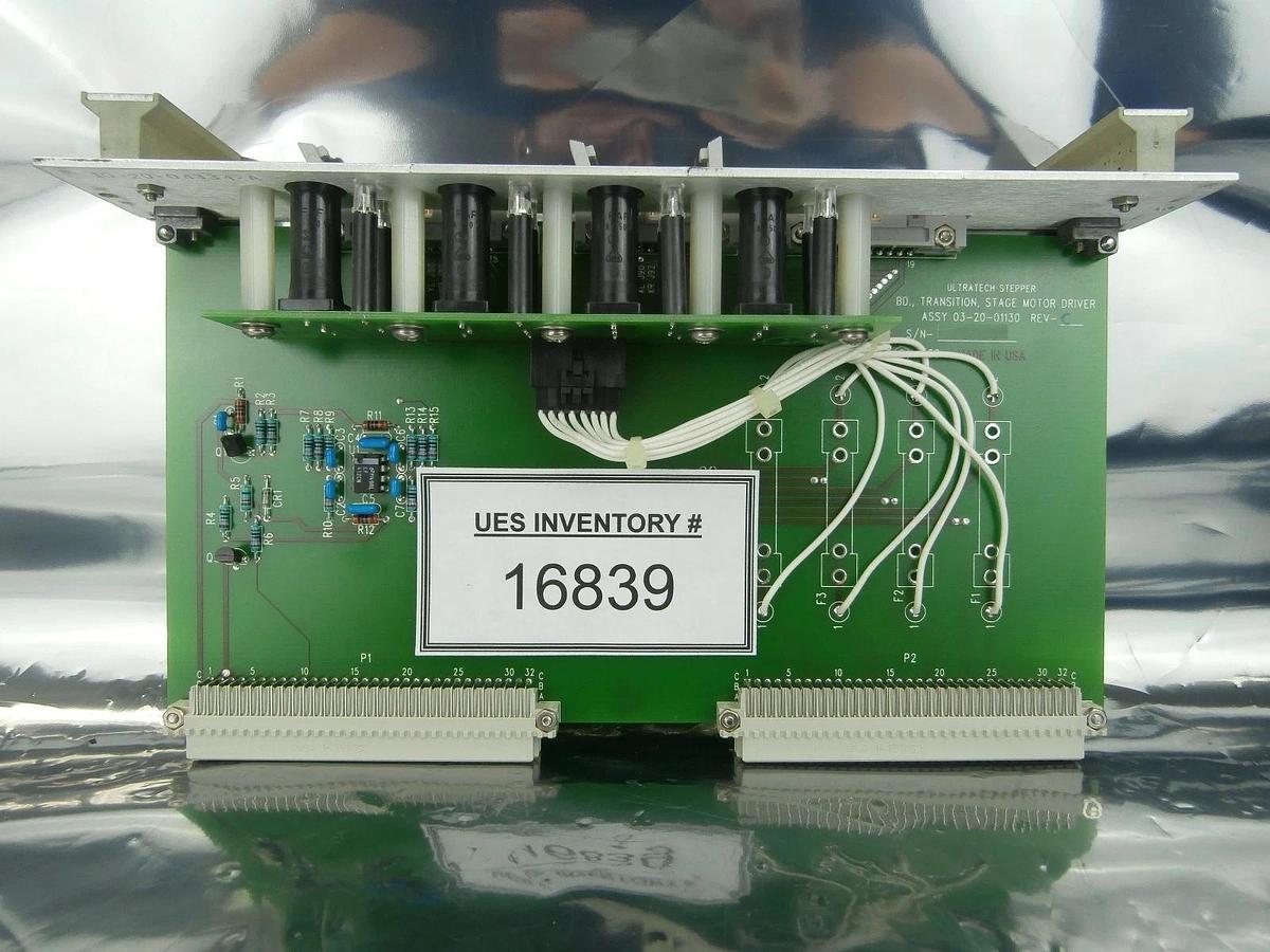 Used Ultratech Stepper 03-20-01130 Transition Stage Motor Driver PCB Card Right X
