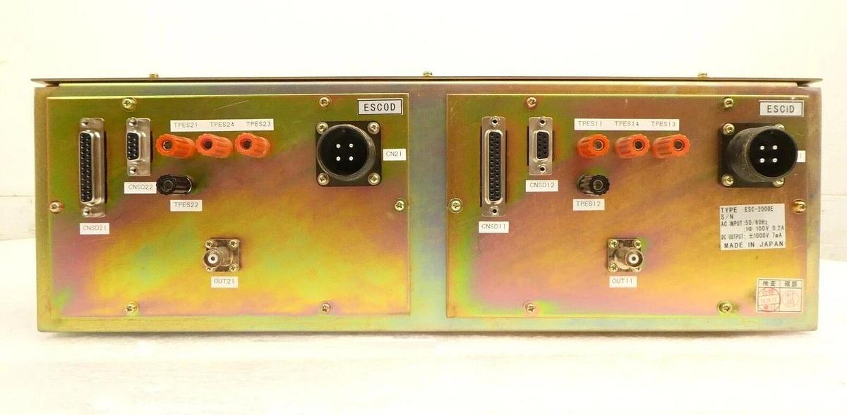 Used Hitachi ESC-2000E Dual Channel ESC Power Supply ESCID ESCOD M-712E Untested