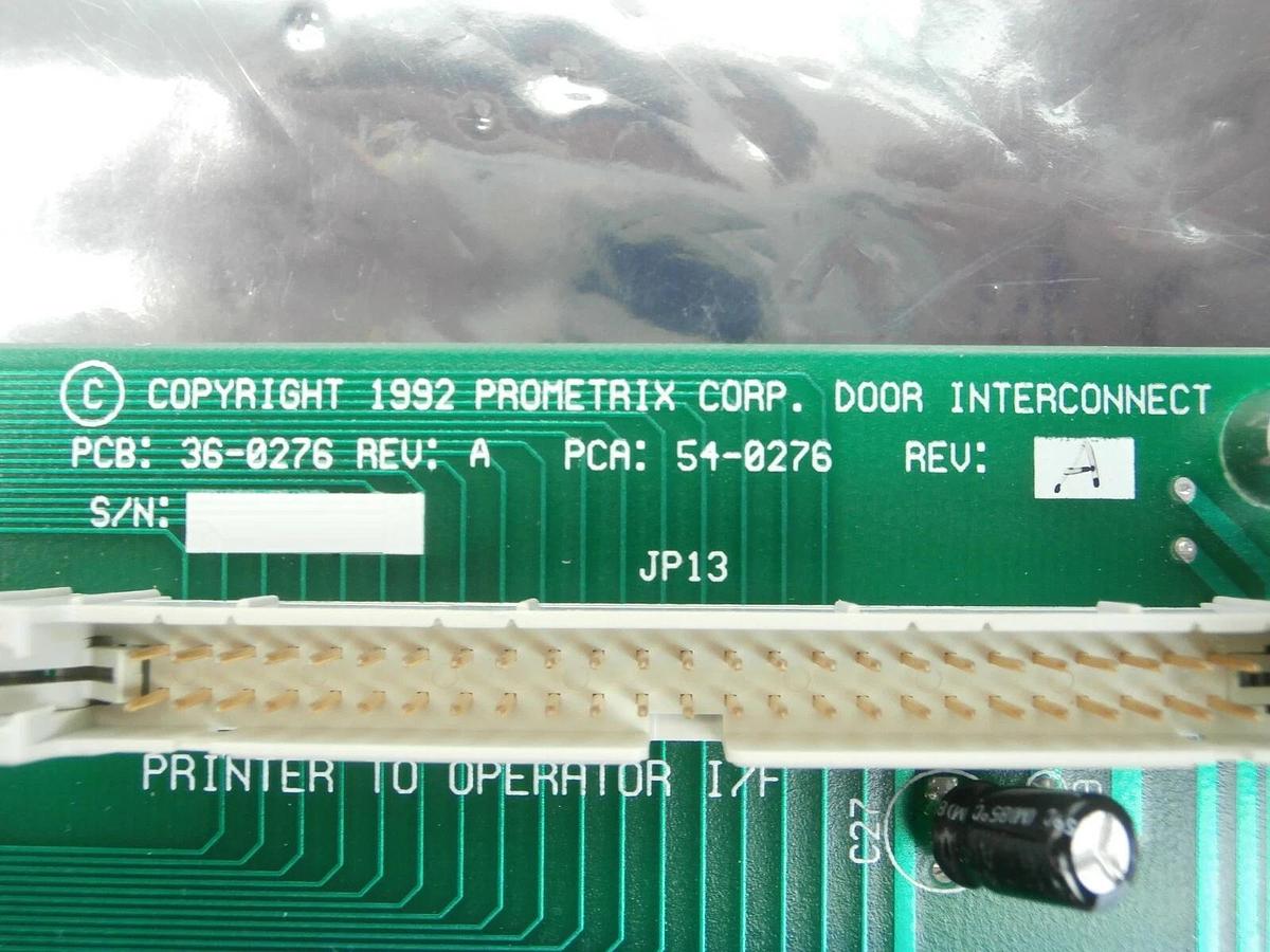 Used Prometrix 36-0276 Door Interconnect Backplane Board PCB 54-0276 KLA-Tencor Used