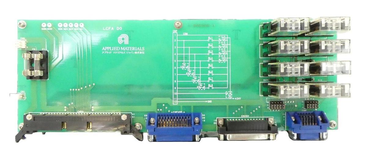Used AMAT Applied Materials LCFA Relay PCB Assembly D0 D1 Working Surplus
