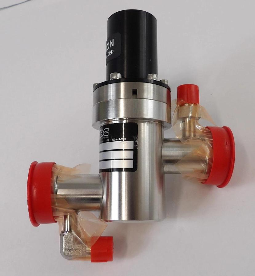 Used MDC Vacuum Products 321053 Angle Valve KIV-100-P Reseller Lot of 3 Working
