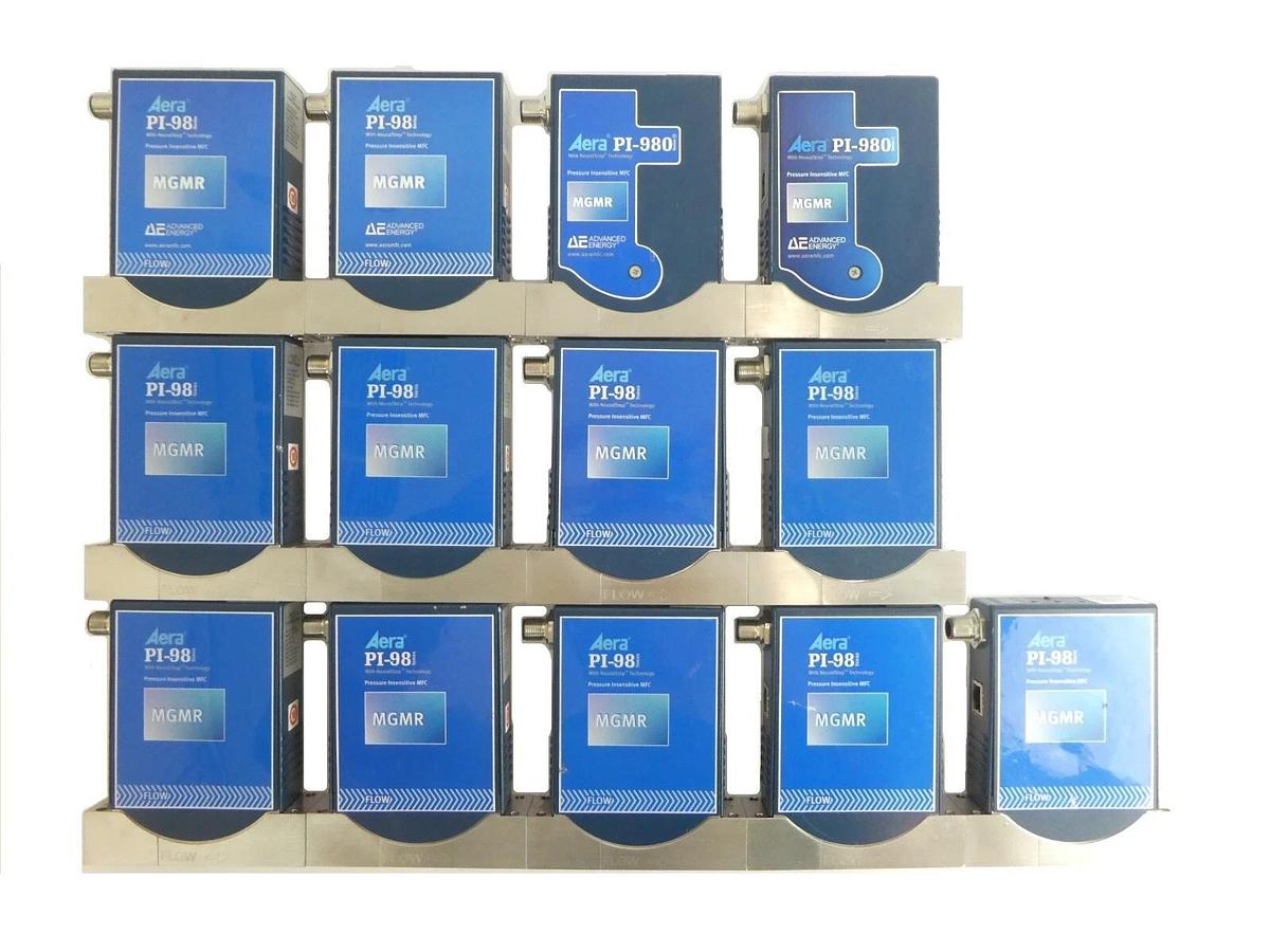 Used Aera PI-98 Mass Flow Controller MFC Reseller Lot of 13 Working Surplus
