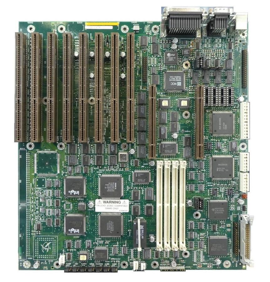 Used Phoenix Technologies 614726-004 PhoenixBIOS Mother Board PCB 540581-001 Working