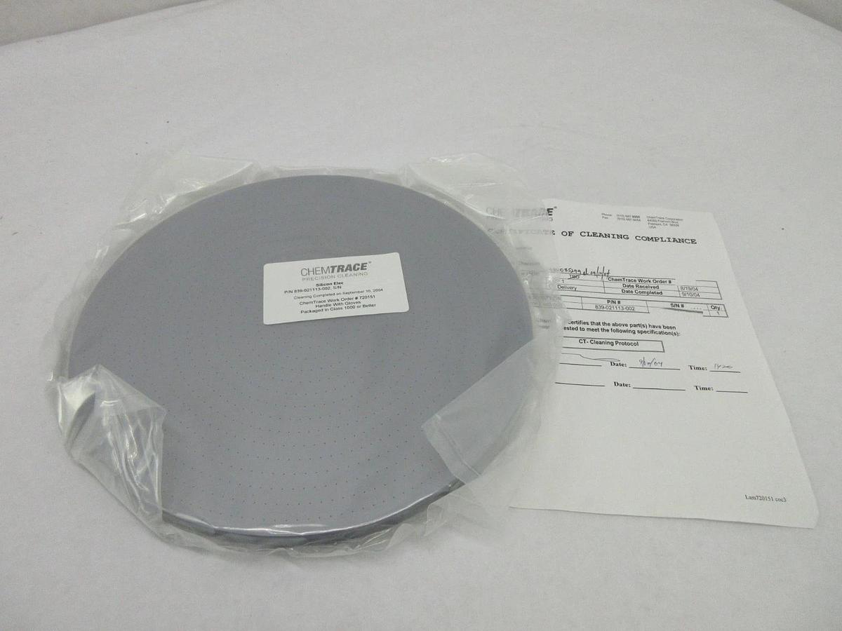 Refurbished Lam Research 839-021113-002 Silicon Electrode OEM Refurbished