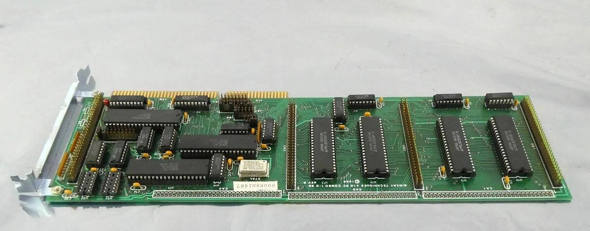 Used Binary Techniques 00088B1487 410 PC Combo I/O BD PCB Varian 107246001 Working