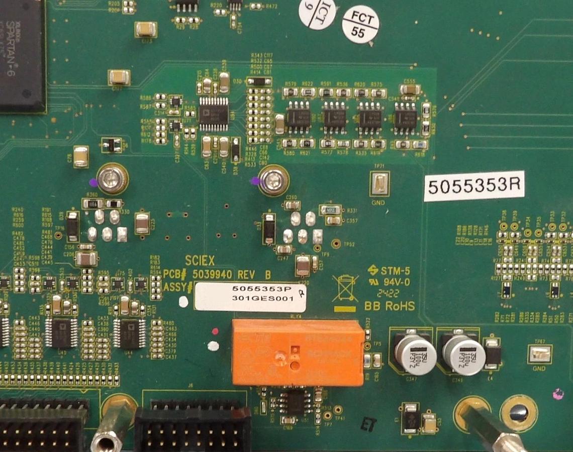 Used AB Sciex 5055353 Control Interface PCB 5039940 Working Surplus