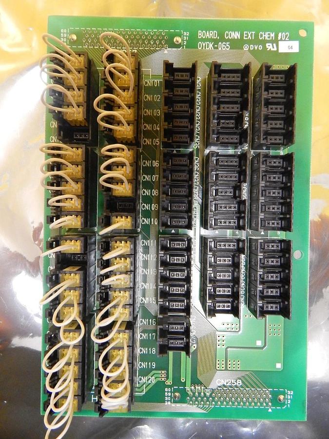 Used TEL Tokyo Electron OYDK-065 Interface PCB CONN EXT CHEM #02 Lithius Working