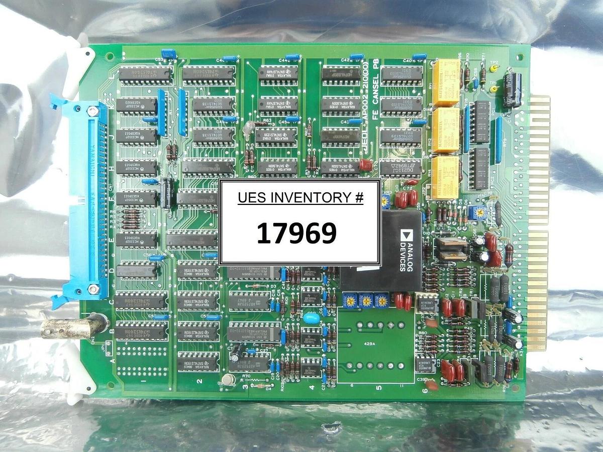 Used JEOL AP002210(00) Processor Board PCB Card FE CANSEL PB TN JSM-6400F Used