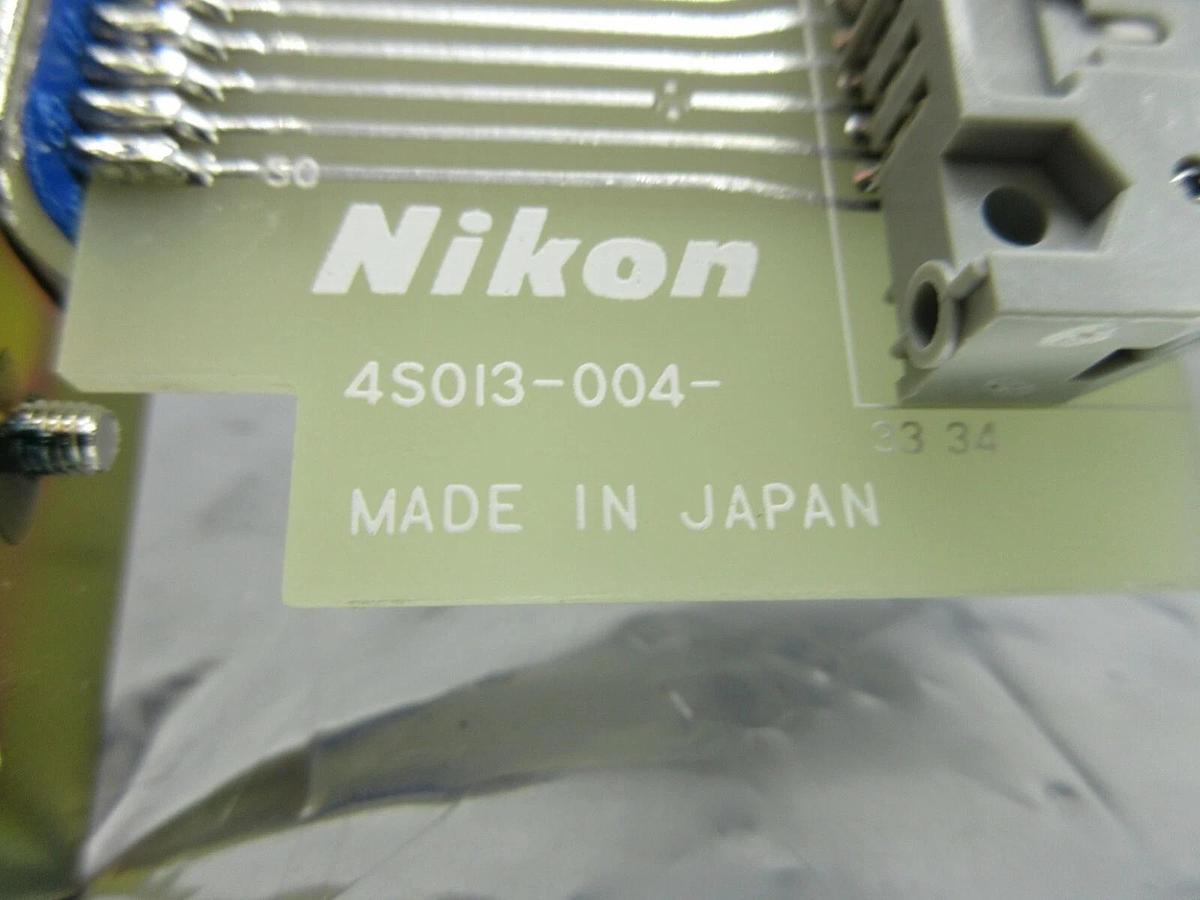 Used Nikon 4S013-004 Interface Board PCB NSR-1755G7A Step-and-Repeat G-Line Used