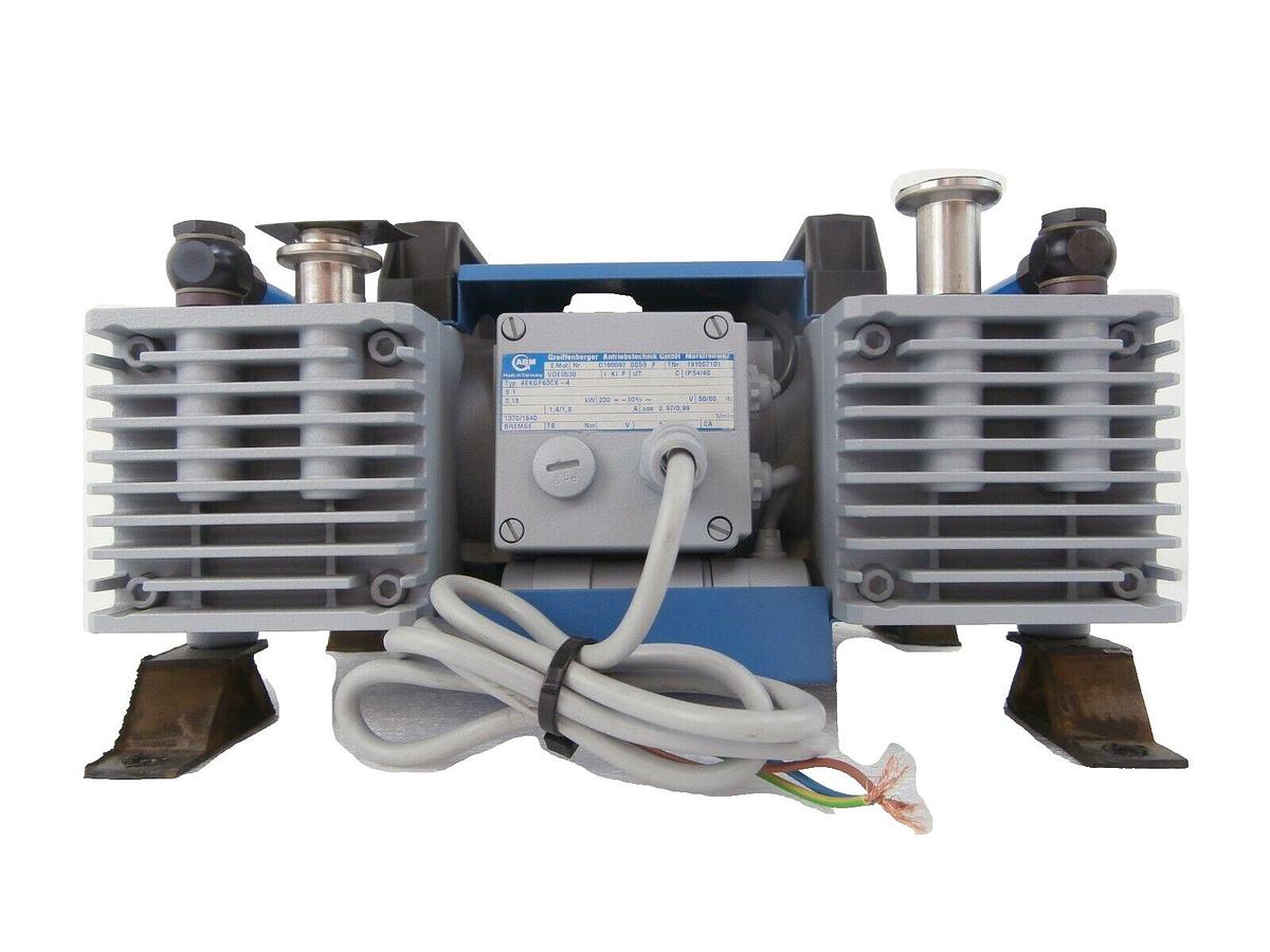 Used Vacuubrand MV 2 Diaphragm Vacuum Pump 340 mTorr Tested Working Surplus