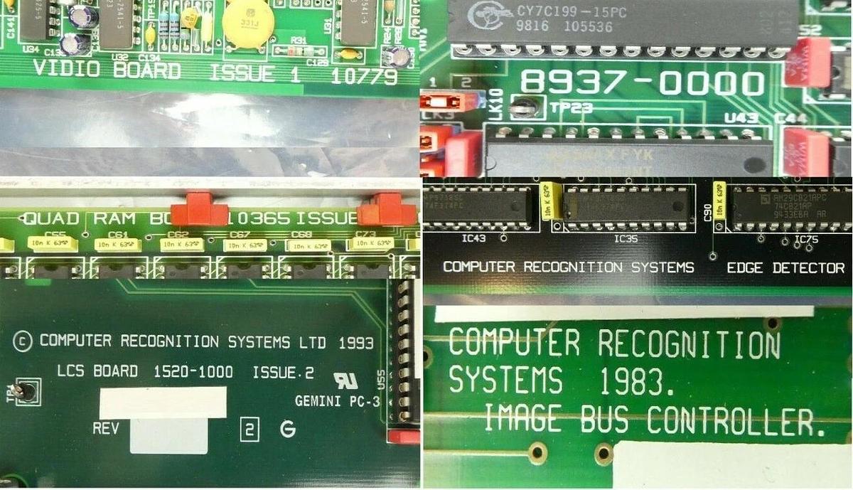 Used Computer Recognition Systems TRK2/5 Controller Rack Bio-Rad Quaestor Q7 Working
