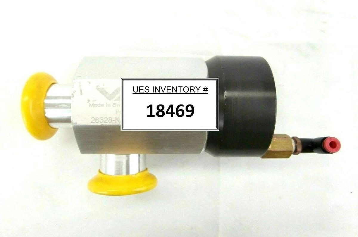 Used VAT 26328-KA11-1001 Pneumatic Right Angle Vacuum Valve Lam FPD Continuum Spare