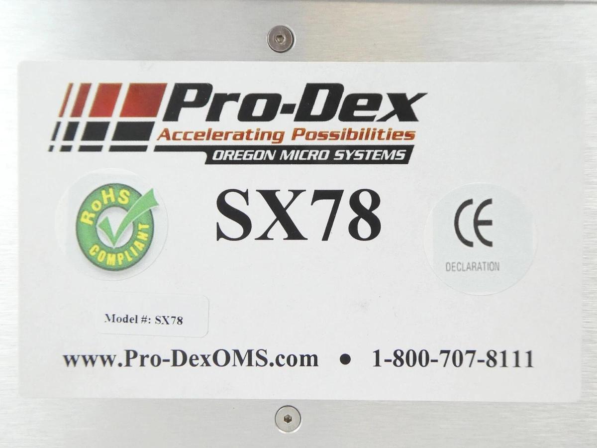 Used Oregon Micro Systems Pro-Dex SX78 Controller AB Sciex SelexION Working Surplus