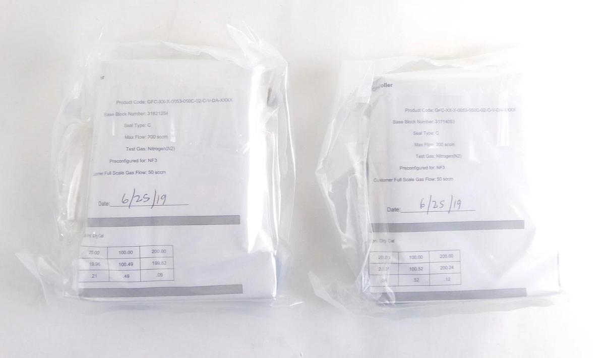 Pivotal Systems 32-03460 Mass Flow Controller MFC AMAT 0190-62495 Lot of 4 New