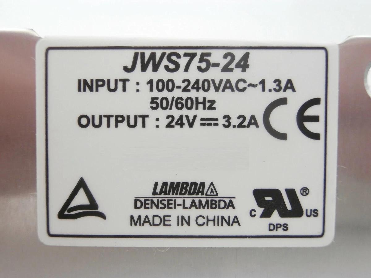 Used Densei-Lambda Power Supply Set of 4 JWS75-24 JWT75-522/A Hitachi M-511E Working