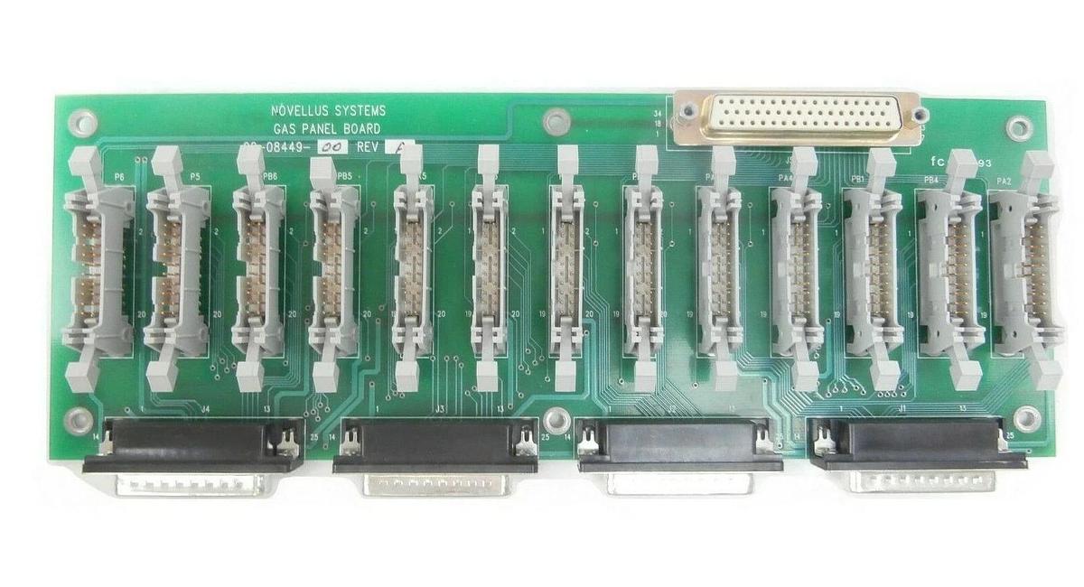 Used Novellus Systems 02-08449-00 Gas Panel Interface PCB Working Surplus