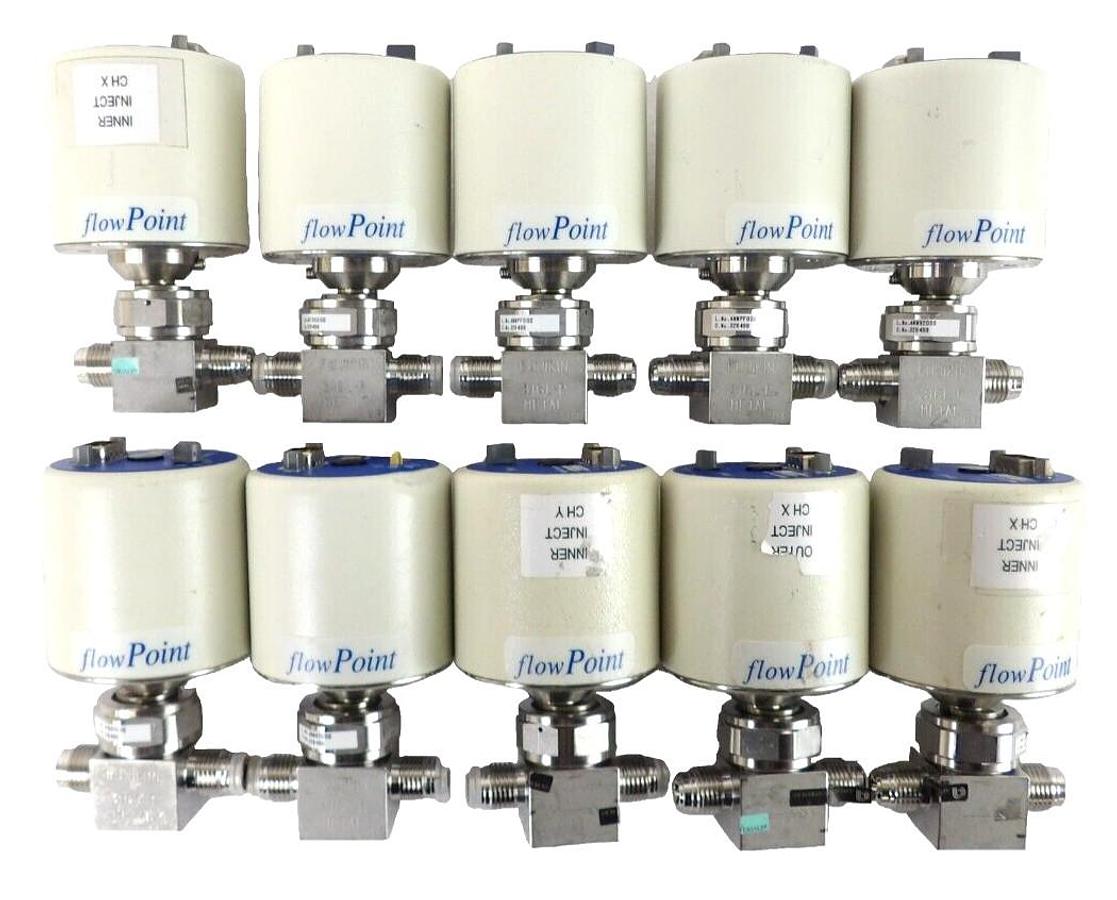 Used Applied Precision 53-710150-000 flowPoint Valve 026498 Lot of 10 Working Spare