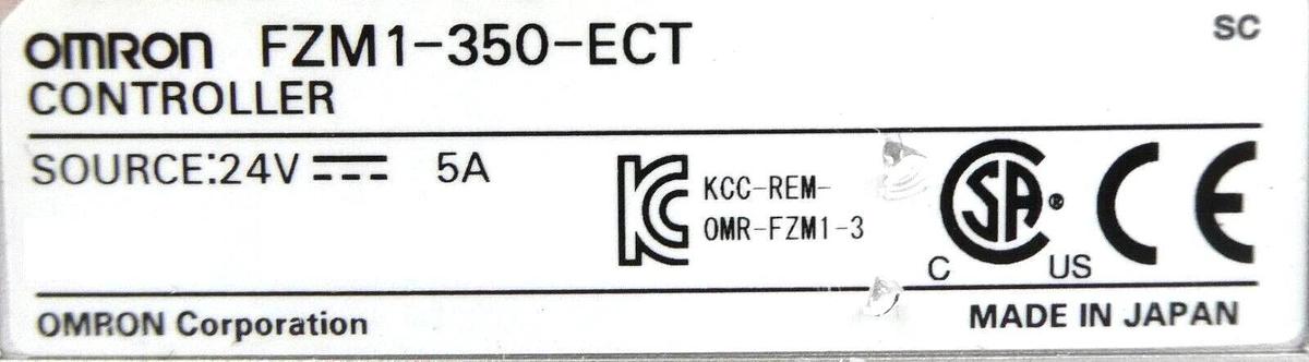 Used Omron FZM1-350-ECT Motion Controller FZ-S Working Surplus