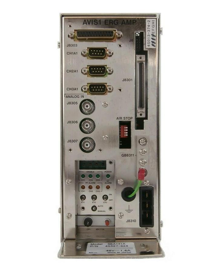Used Nikon Precision 4S587-624 AVIS1 ERG Amplifier SEA141A 4S013-374-2 NSR Working