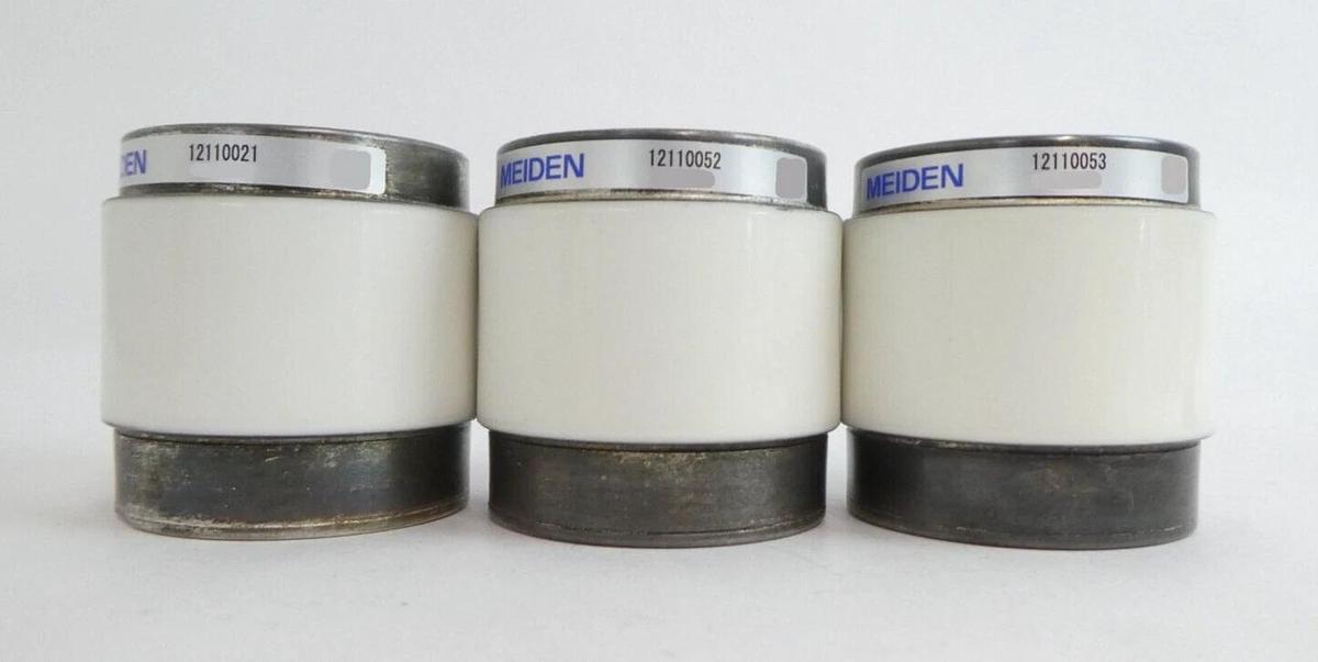 Used Meiden 12110060 12110052 Vacuum Variable Capacitor VP Series Lot of 7 Working