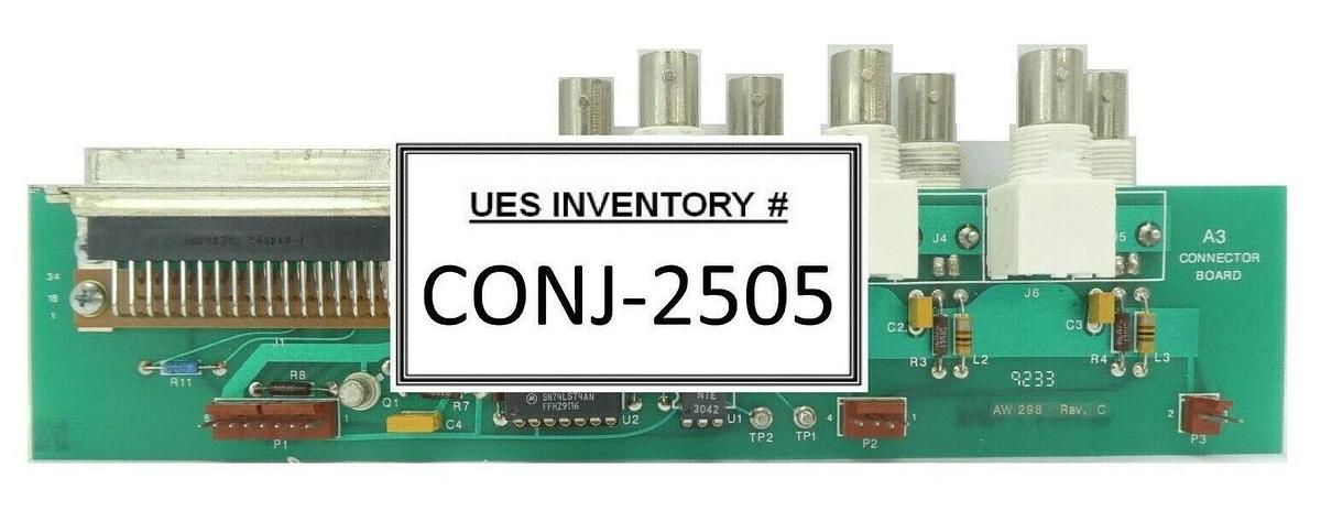 Used PMT Plasma Materials Technology AW 298 Connector PCB A3 Rev. C Working Surplus