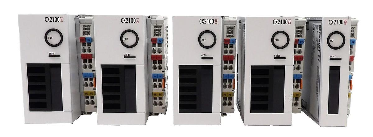 Used Beckhoff Automation CX2100 Power Supply CX2100-0004 CX2100-0014 Lot of 5 Working