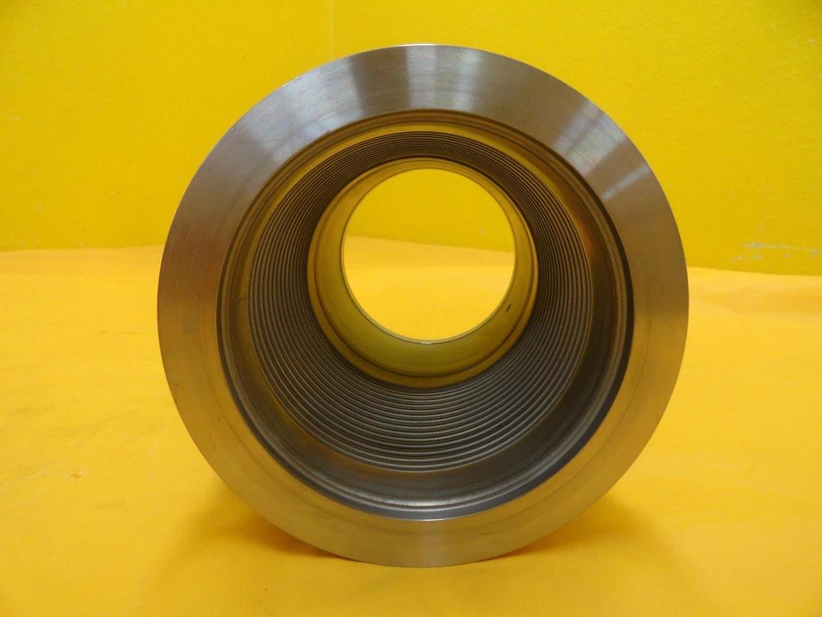 Used MKS Instruments High Vacuum Flex Bellows Stainless ISO100 4VCR Port Tee HPS Used