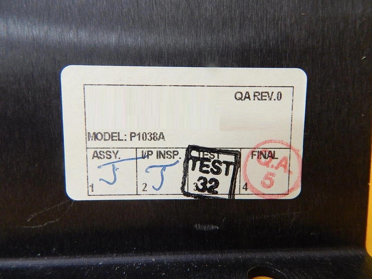 Used Phasetronics P1038A 3 Phase Angle Lamp Drive AMAT 0015-09091 Dented Top Working