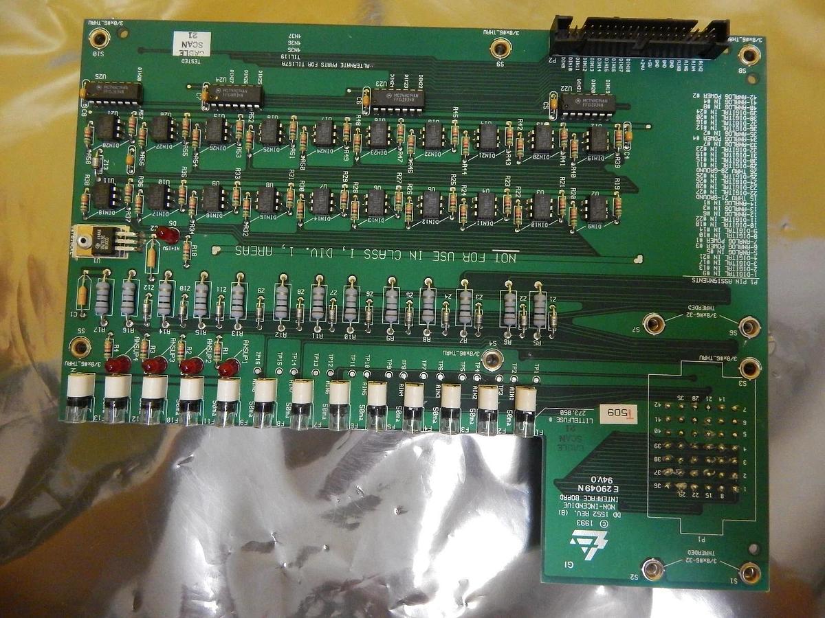 Used Air Products DD 1552 Non-Incendive Interface Board PCB Used Working