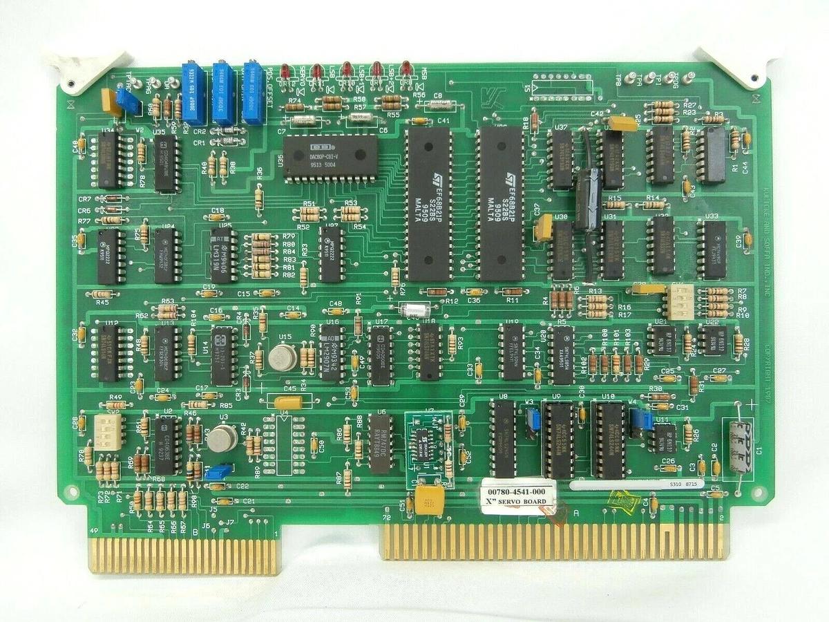 Used Kulicke & Soffa 00780-4541-000 X Servo Board PCB Card 6300-4541-001-01 Working