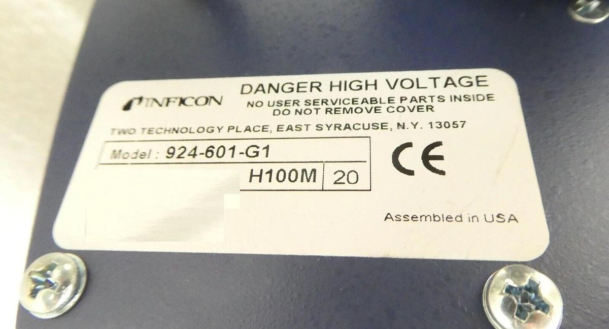Used Inficon HPR-1100 Transpector HPR Gas Analyzer 924-601-G1 with H100M Working