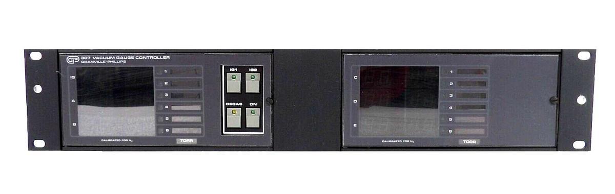 Used Granville-Phillips 307091 Ion Gauge Controller with Power Supply Working Surplus
