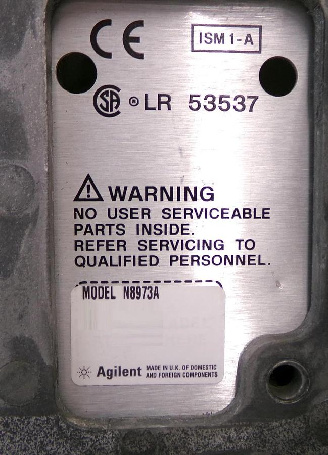 Used Agilent Technologies N8973A Noise Figure Analyzer NFA Series 10MHz-3GHz As-Is