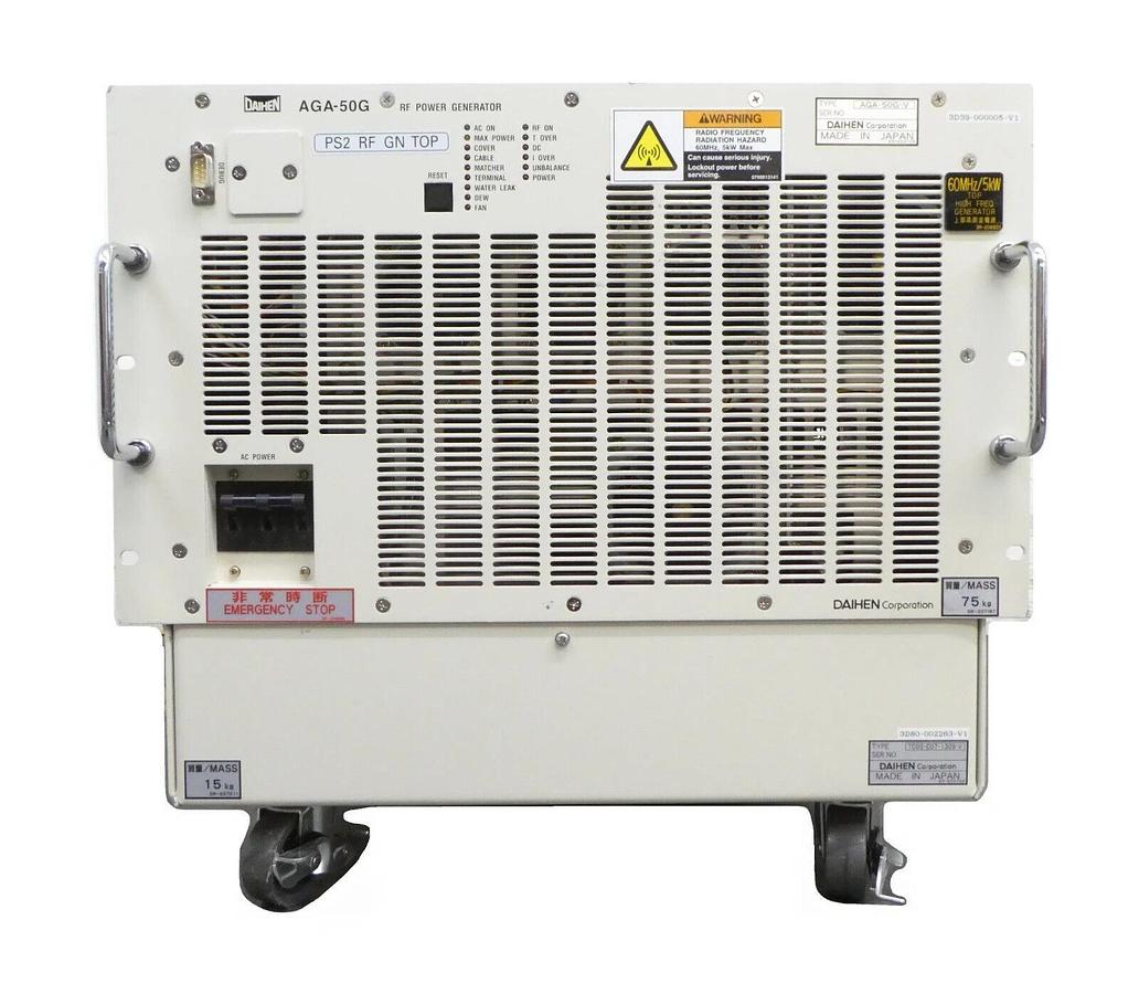 Used Daihen AGA-50G-V RF Power Generator TC03-C07-1309-V TEL 3D39-000005-V1 Working