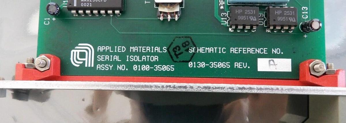 Used AMAT Applied Materials 0130-35065 Serial Isolator PCB Working Surplus
