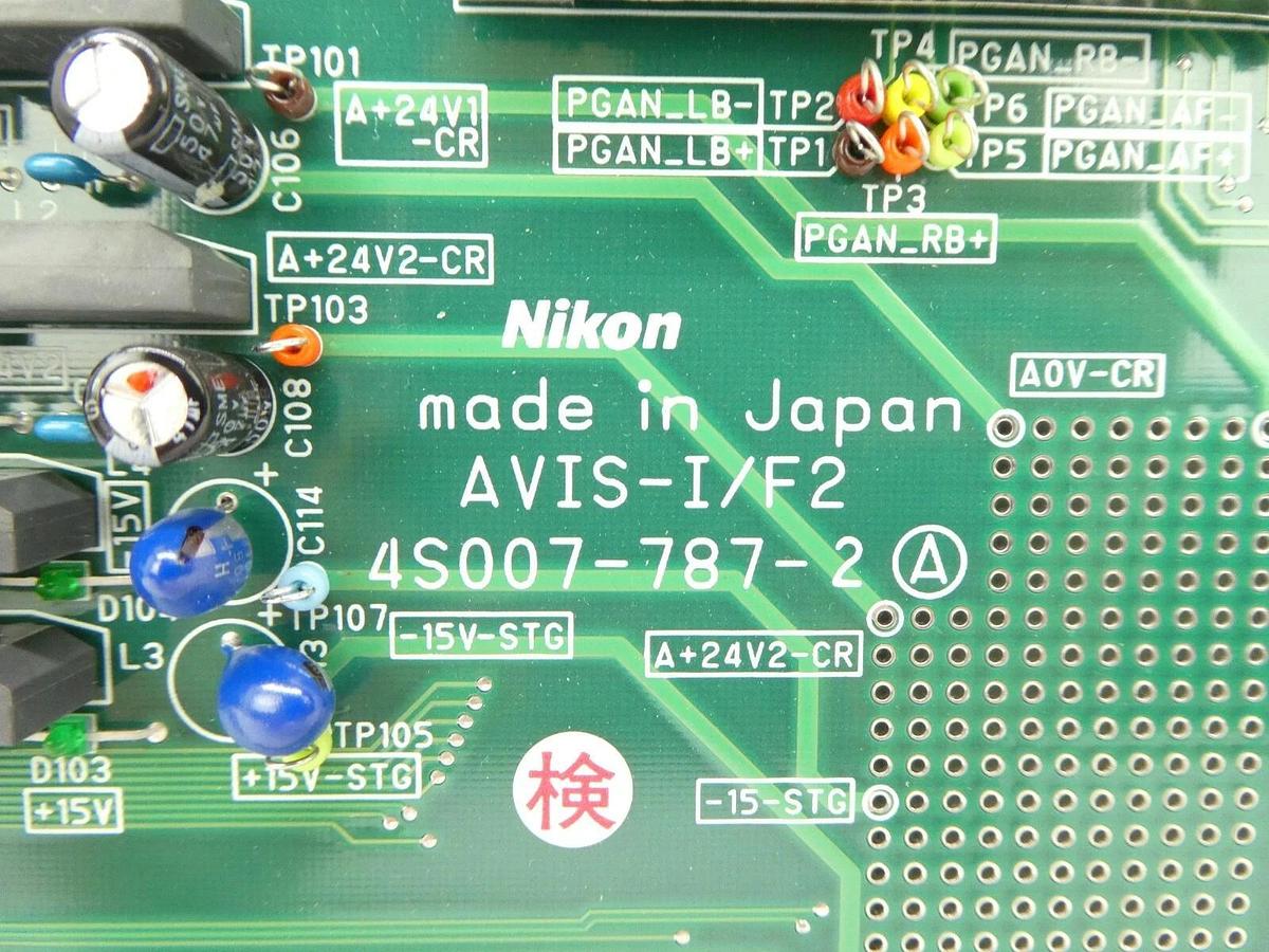 Used Nikon 4S007-787-2A AVIS-I/F2 Interface Board PCB NSR-S204B Working Spare