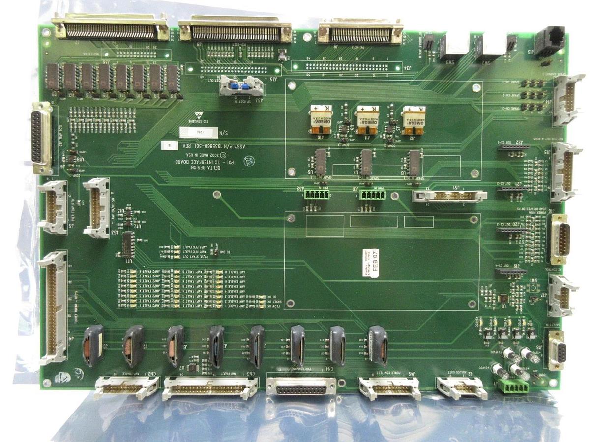 Used Delta Design 1935860-501 PXI-TC Interface Board PCB Used Working
