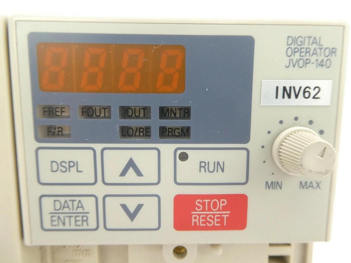 Used Yaskawa Electric CIMR-V7AA21P5 Inverter Drive VS Mini V7 No Cover Nikon NSR