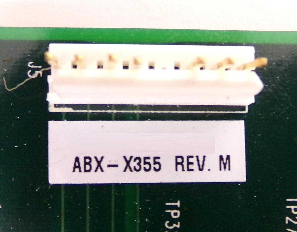 Used ASTeX Applied Science & Technology ABX-X355 RF Generator Controller PCB Working