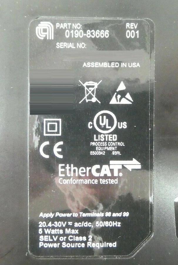 Used AMAT Applied Materials 0190-83666 PLC EtherCAT DeviceNet Controller Working