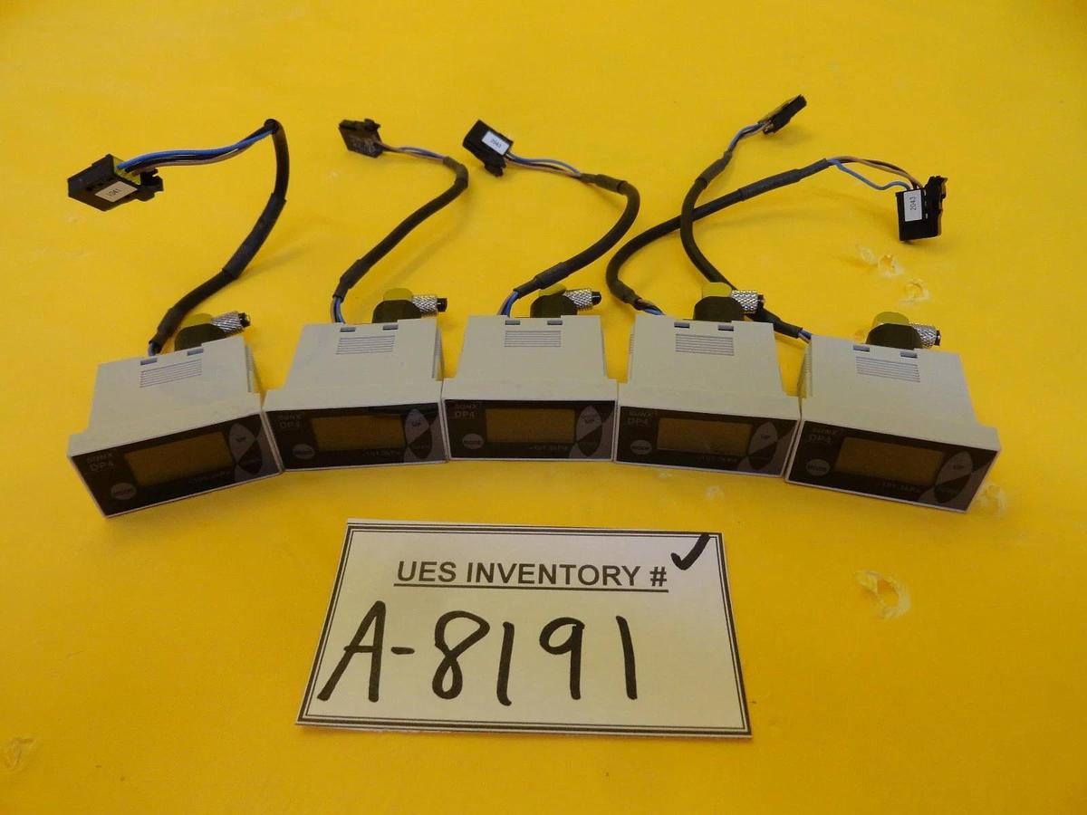 Used Sunx DP4-50Z Compact Digital Display Pressure Sensor DP4 Series Lot of 5 Used