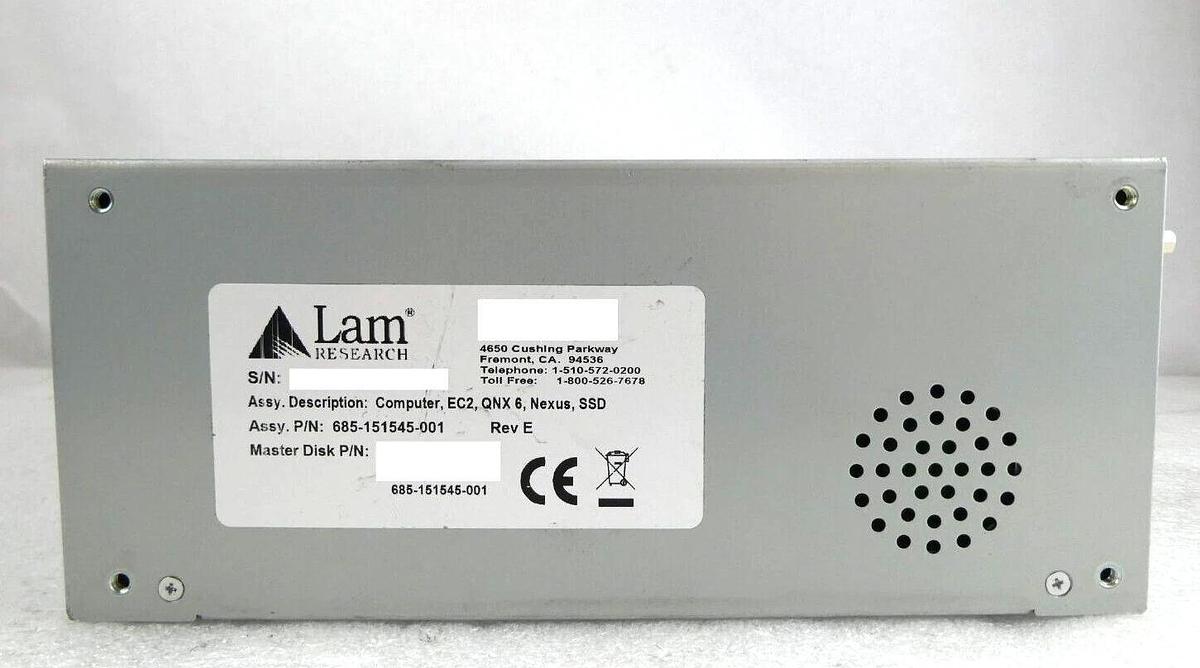 Used Lam Research 685-151545-001 Nexus Control Computer EC2 QNX 6 Untested Spare