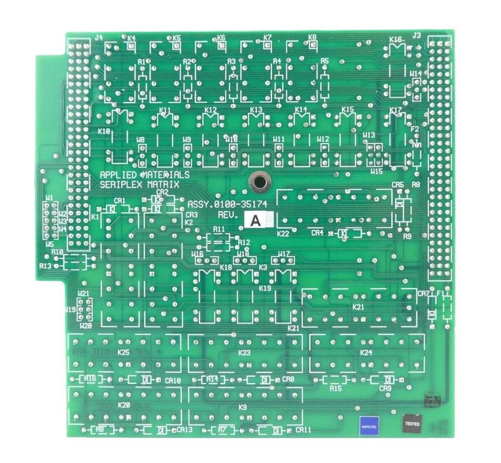 Used AMAT Applied Materials 0100-35174 Seriplex Matrix PCB Working Surplus