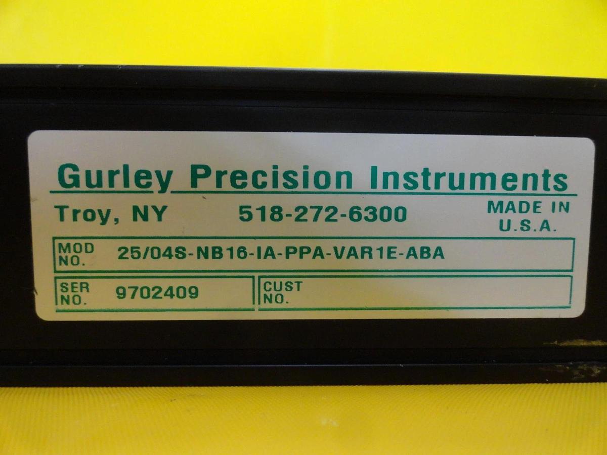 Used Gurley Precision 25/045-NB16-IA-PPA-VAR1E-ABA Motor and Encoder Set Used Working