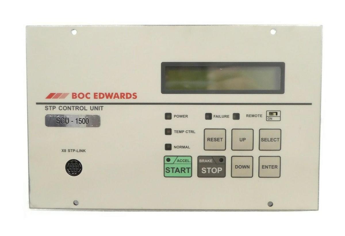 Used SCU-1500 Edwards PT59-Z0-Z00 Turbomolecular Pump Controller Turbo Tested Surplus