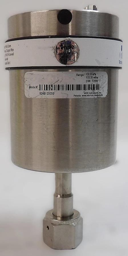 Used MKS Instruments 624B-25050 Baratron Transducer Type 624 Working