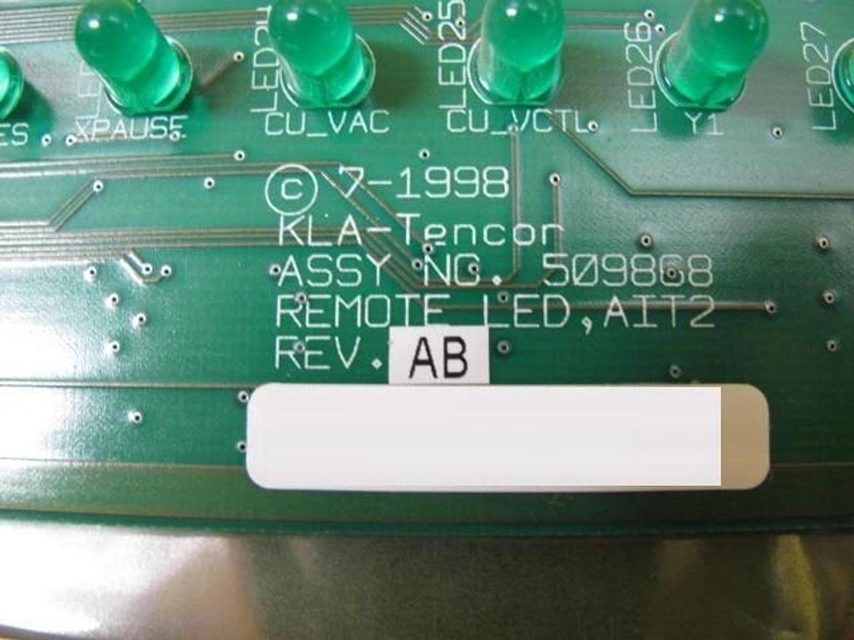 Used KLA-Tencor 509868 Rev. AB Remote LED Board AIT 2 Used Working