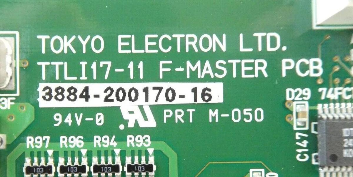 Used TEL Tokyo Electron 3884-200170-16 PCB Card TTLI17-11 F-MASTER Working Surplus